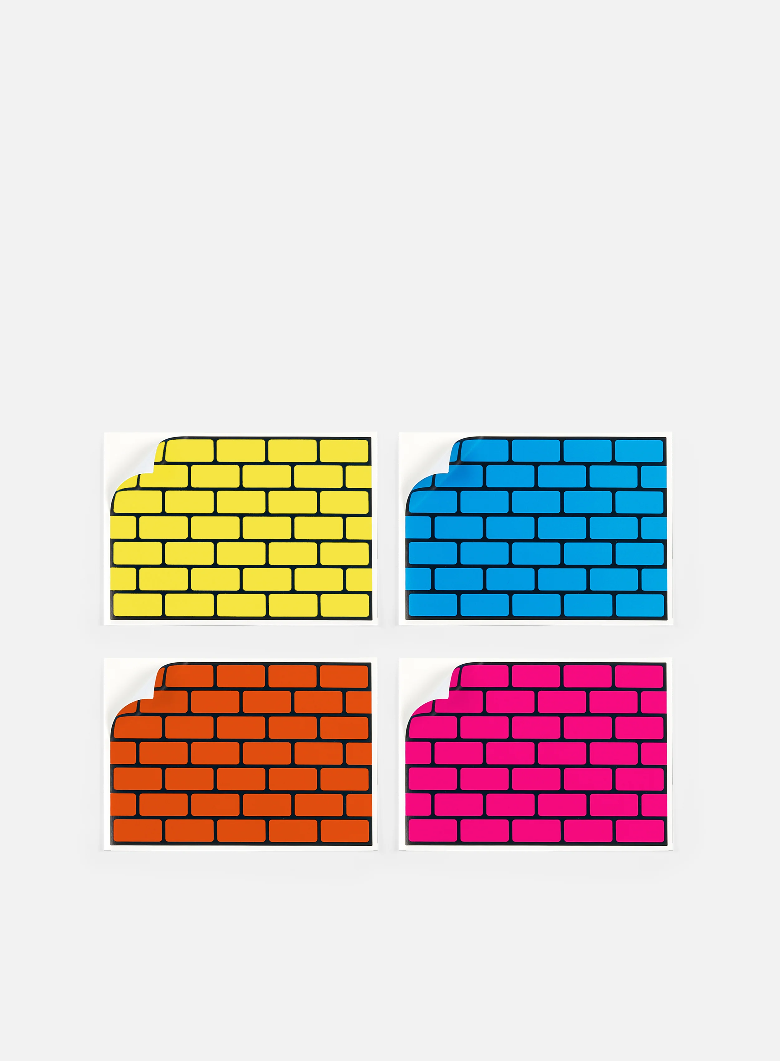 Flux Eggshell Bricks Stickers 50 pcs - Image 2