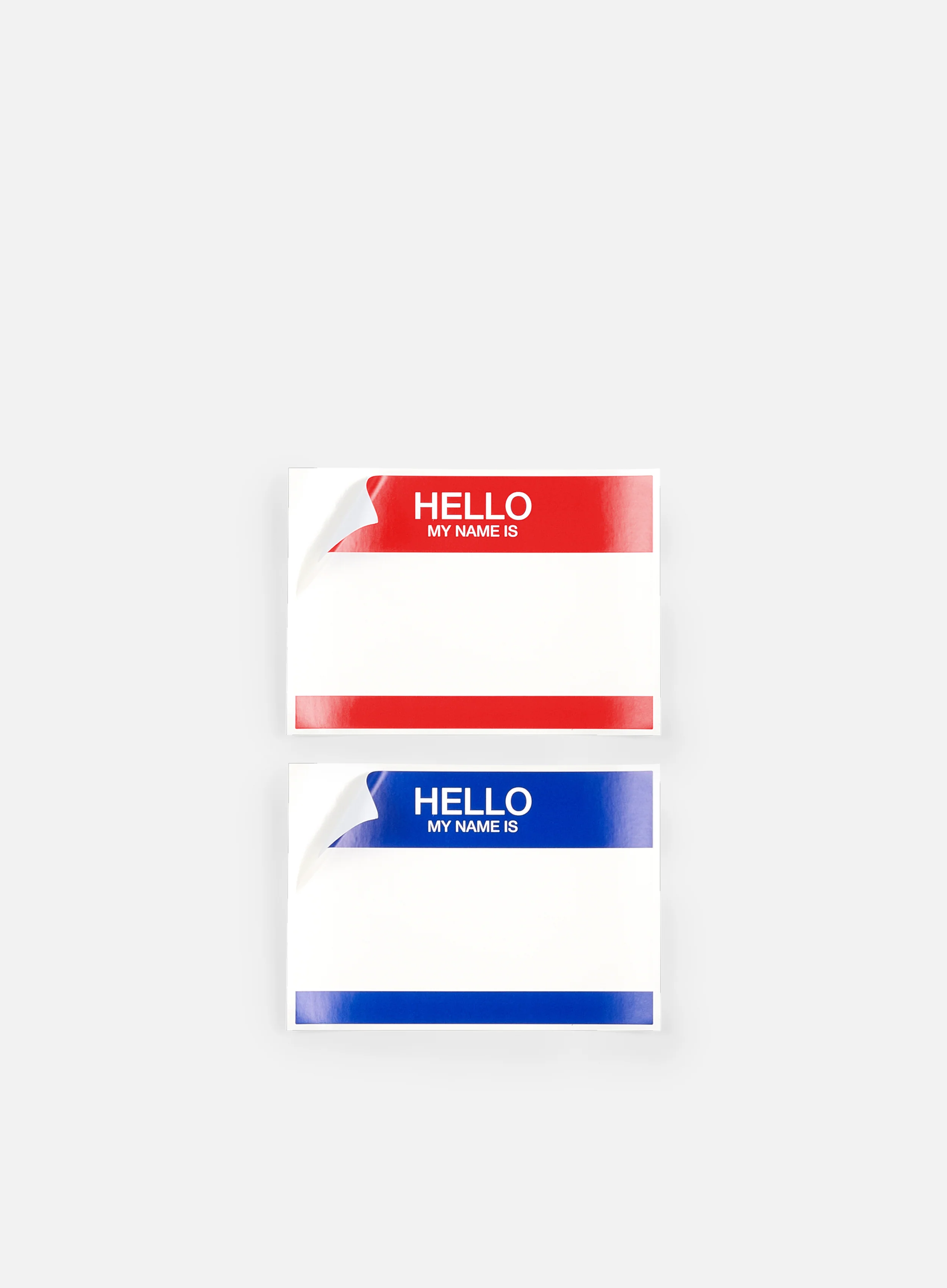 Flux Eggshell Hello My Name Is Stickers 50 pcs - Image 2