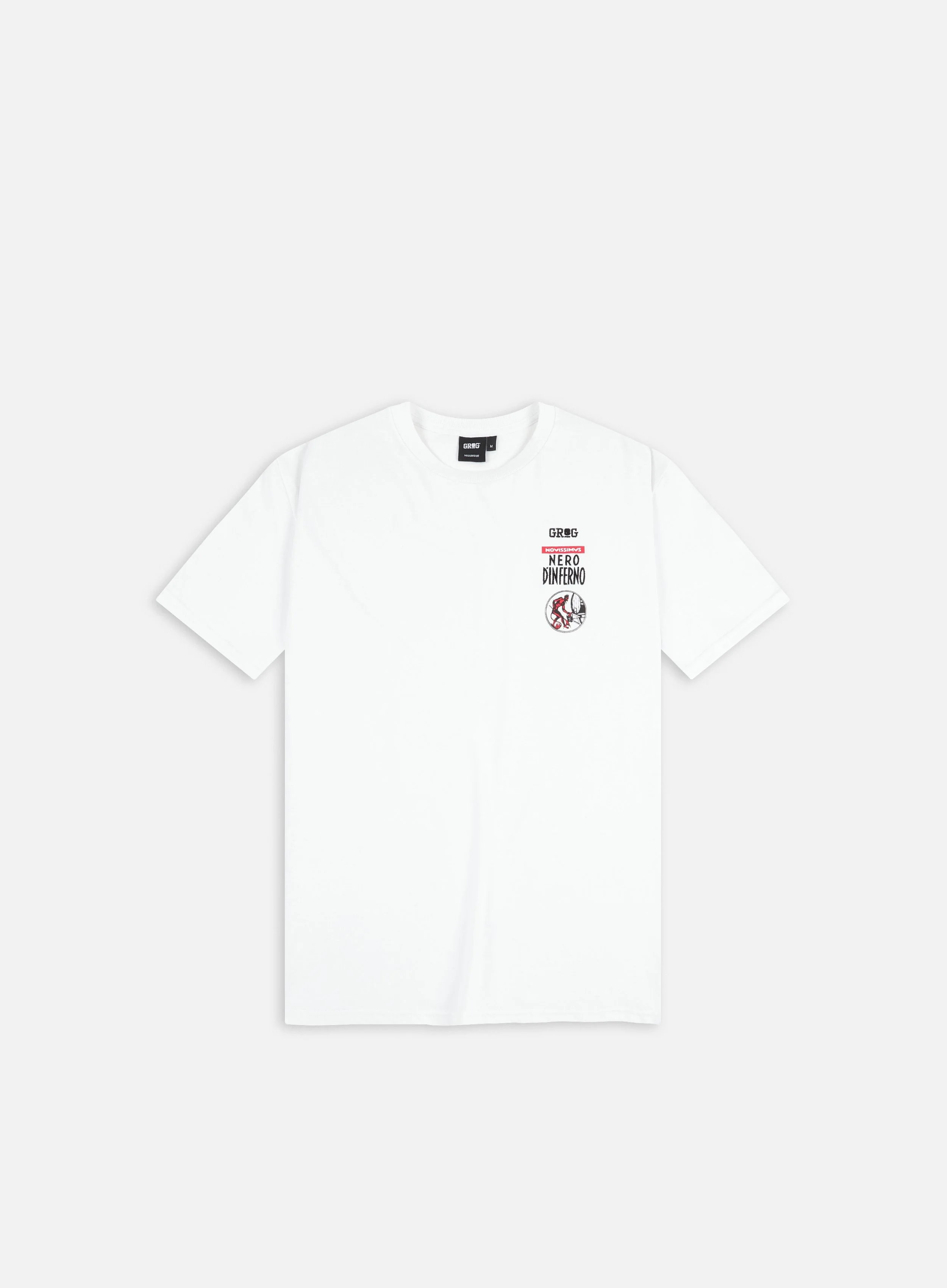 Grog Nero D'Inferno Chronicle T-shirt LTD, White