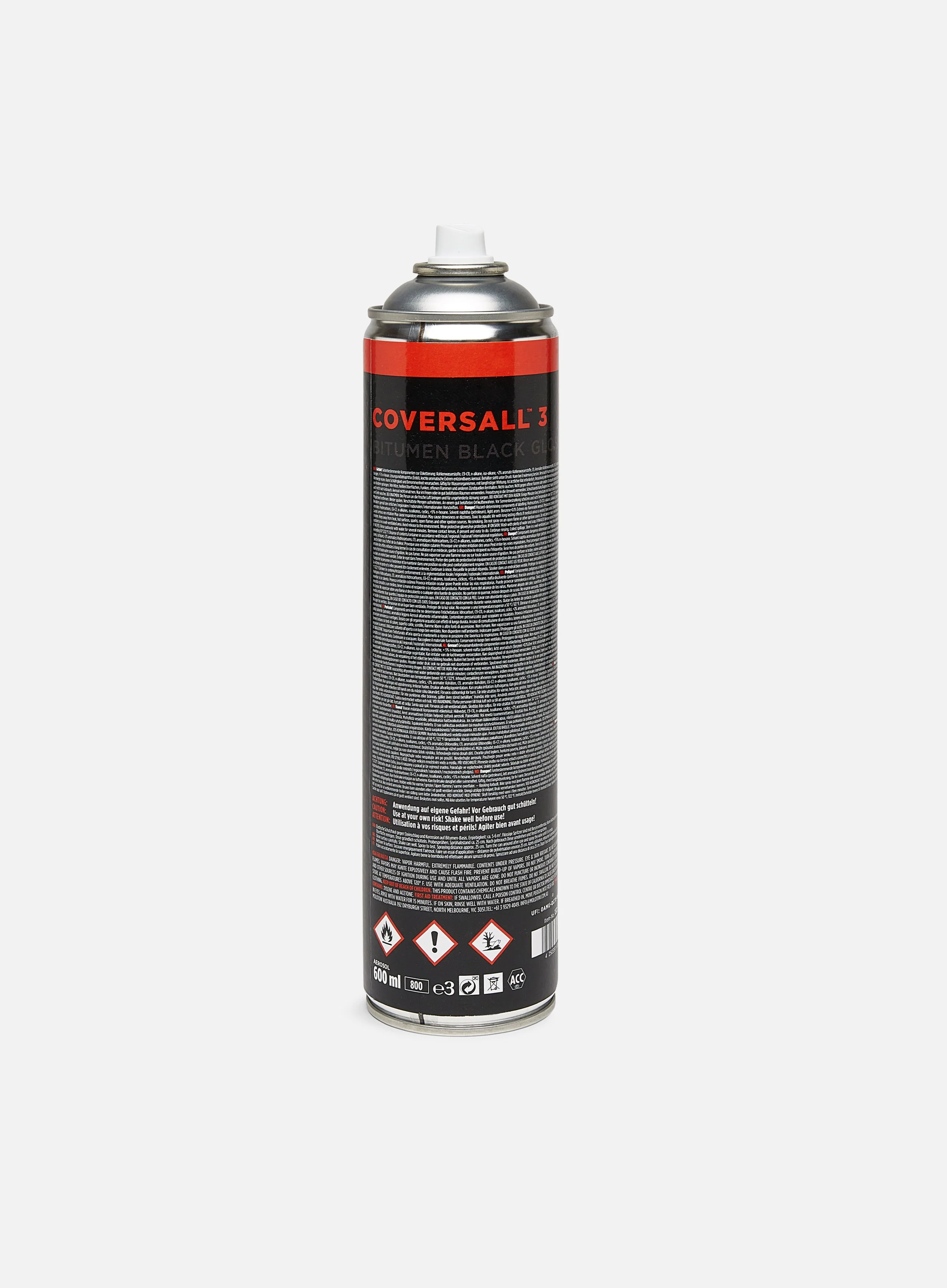 Molotow Coversall 3 Bitumen Black Gloss 600 ml - Image 3
