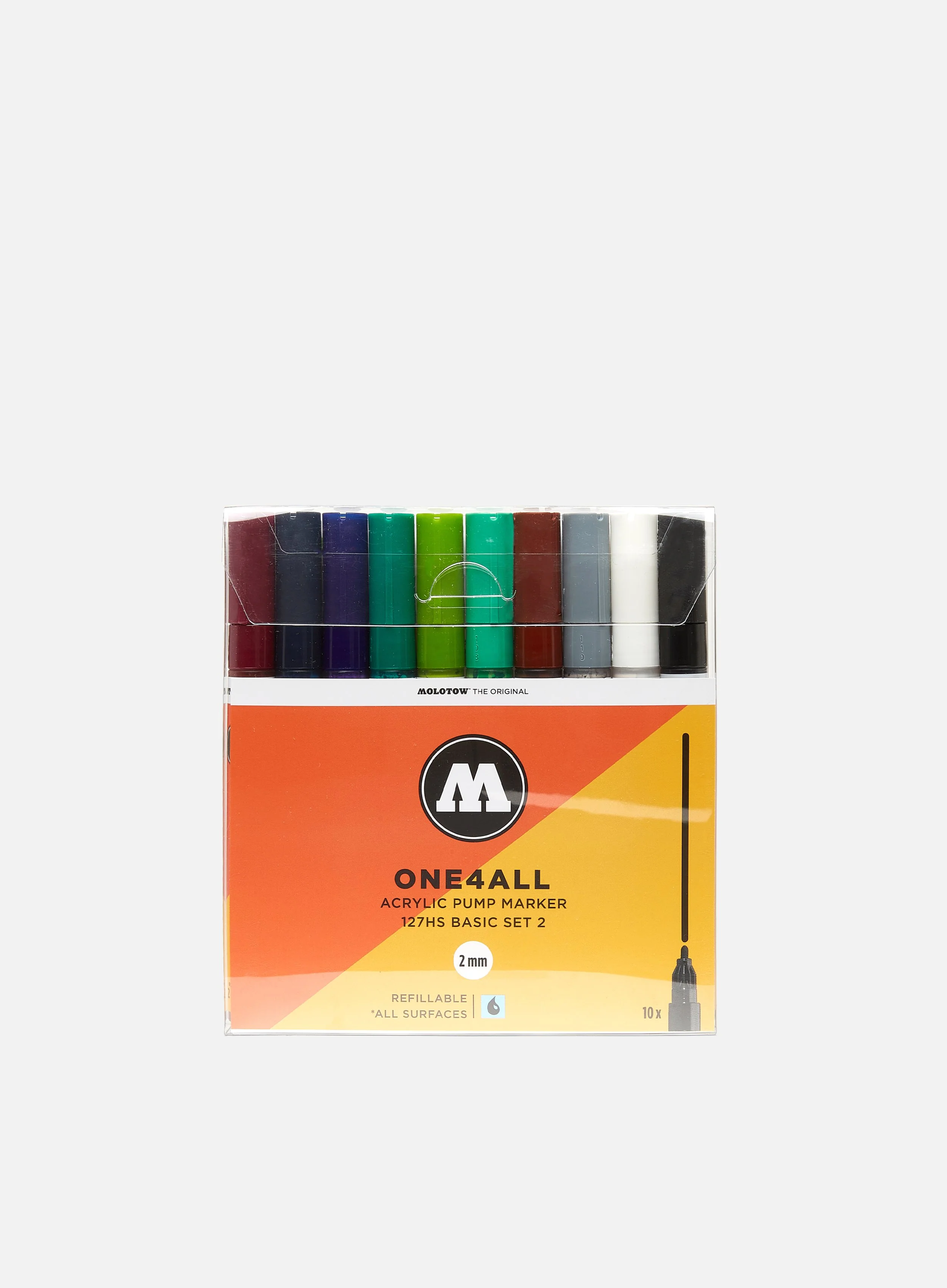 Molotow ONE4ALL 127 HS Basic Set II 10 pz