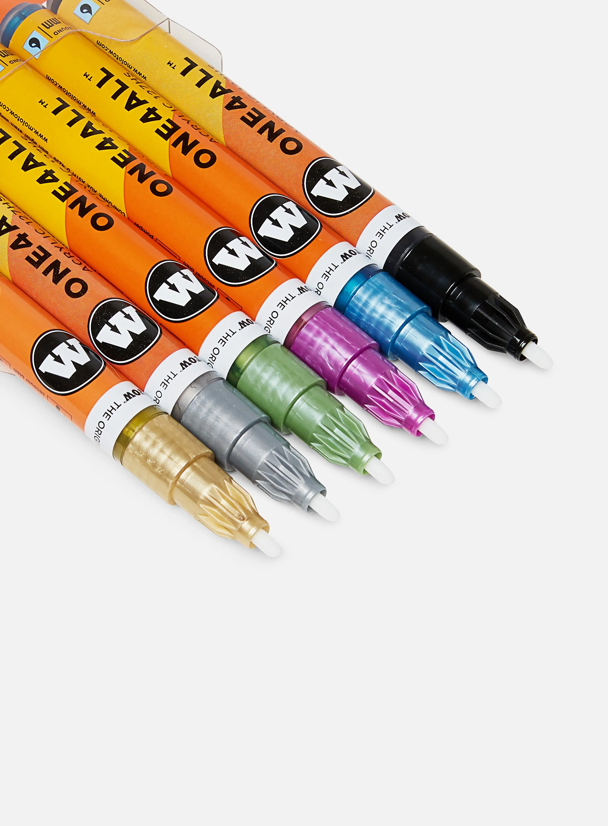 Molotow ONE4ALL 127 HS Metallic Set 6 pz - Image 2