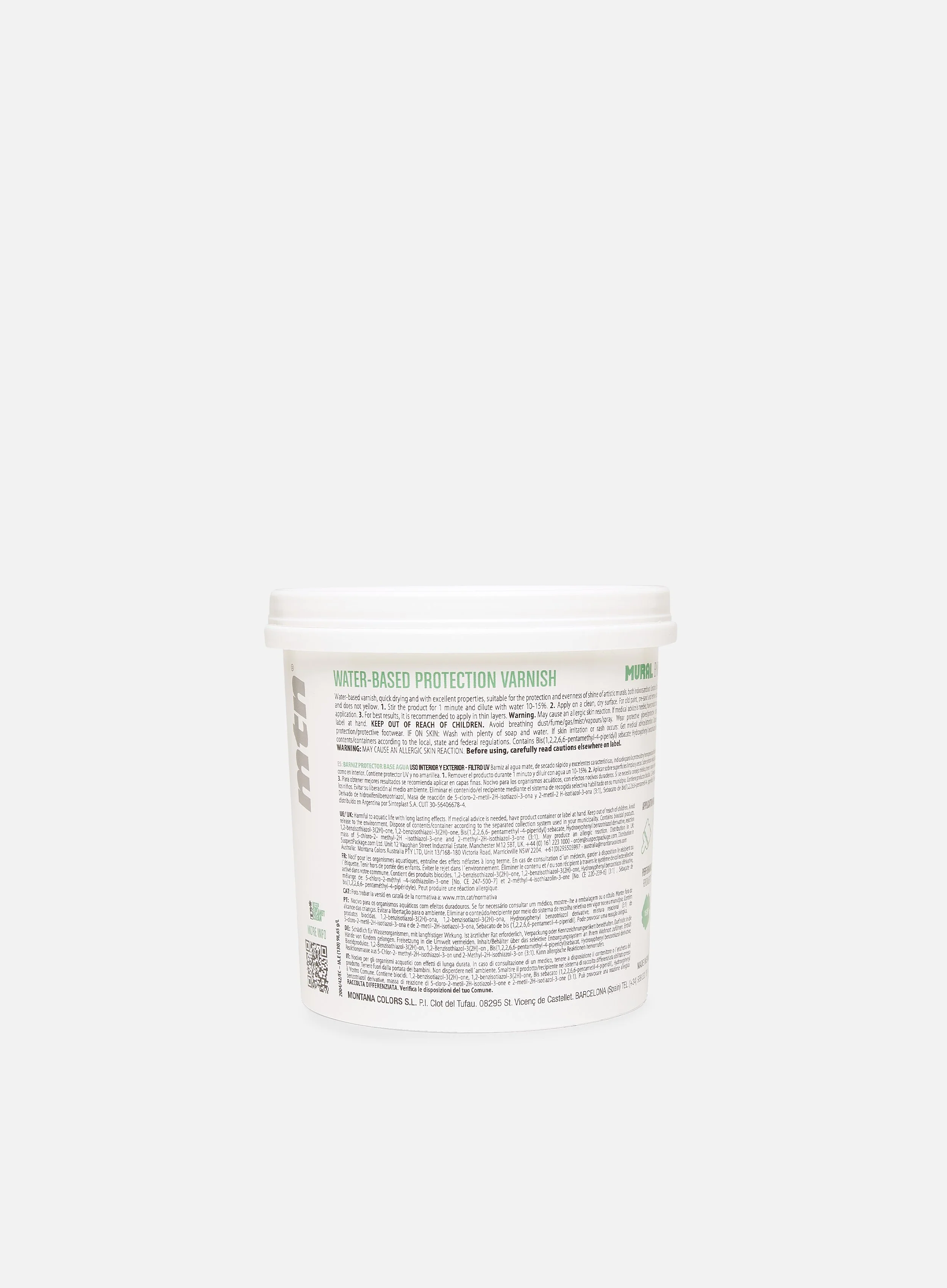 Montana MTN Mural Vernice Protettiva a Base Acqua 1000 ml - Image 2