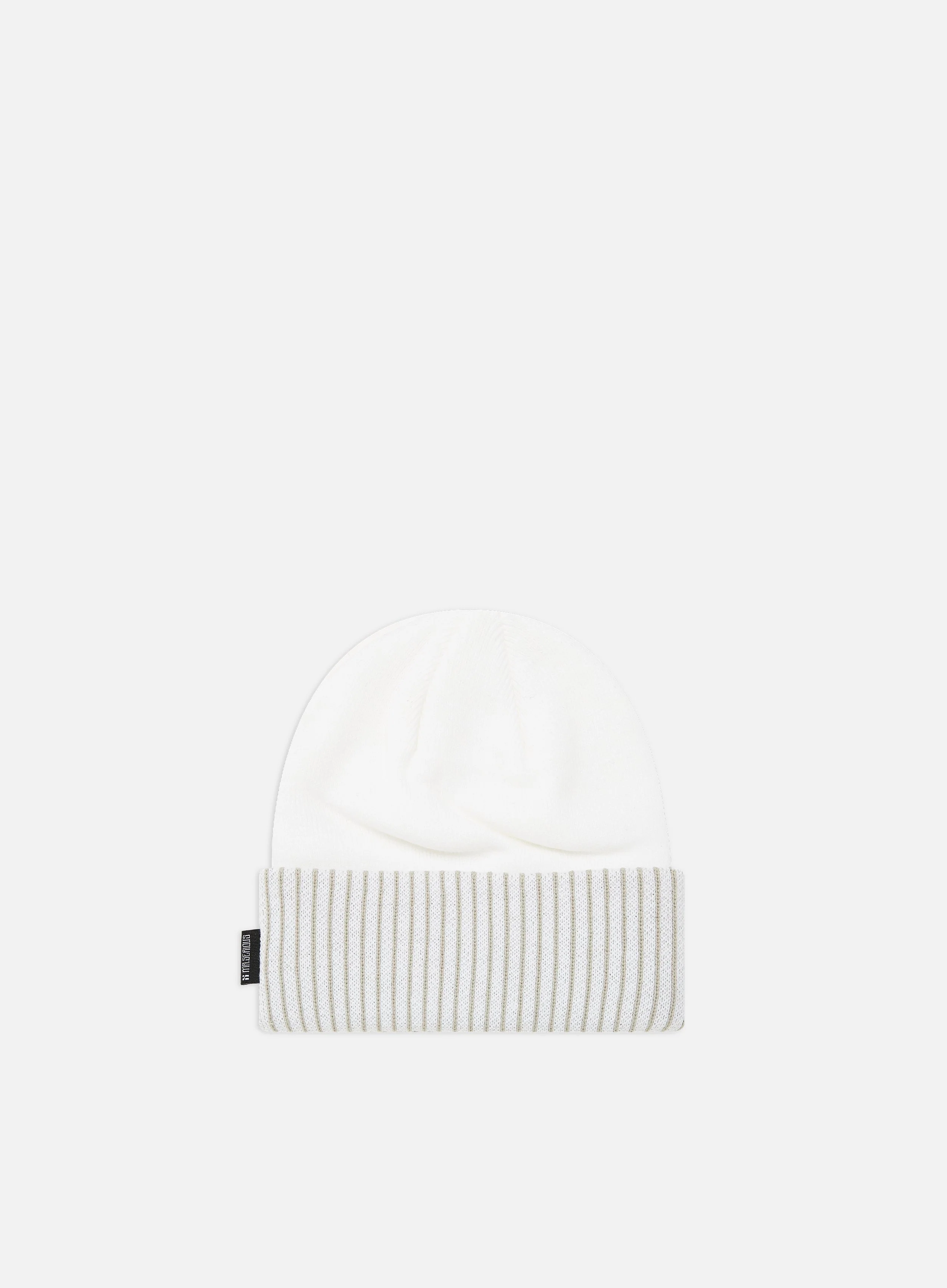 Mr Serious New York Fat Beanie, White/Black - Image 2