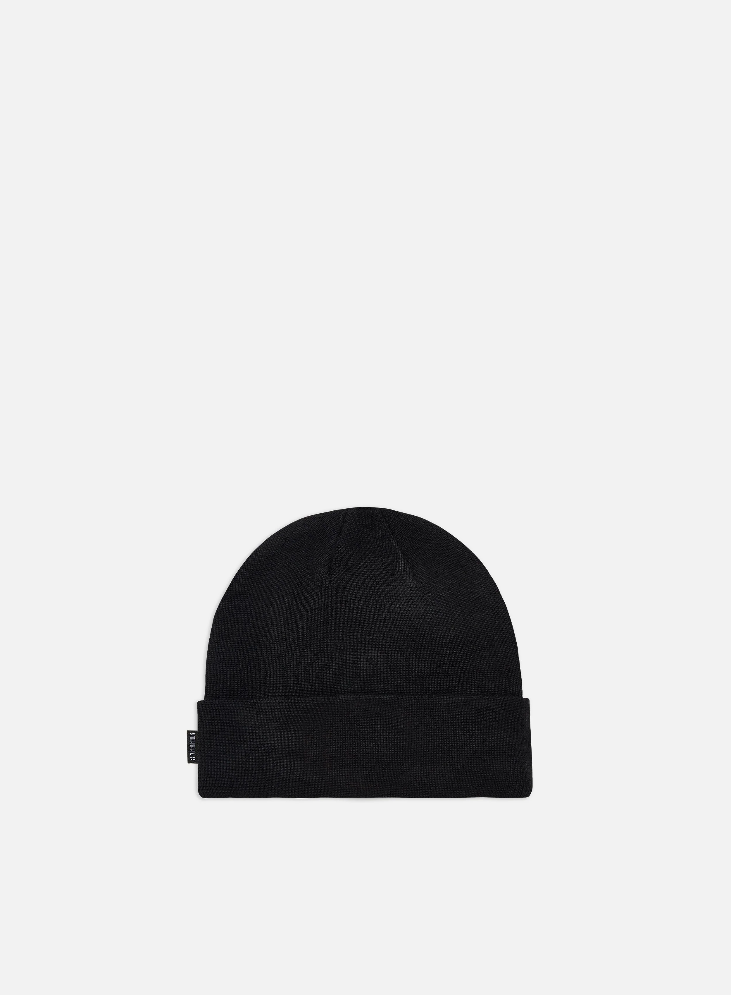Mr Serious Orange Medium Fat Beanie, Black/Orange - Image 2