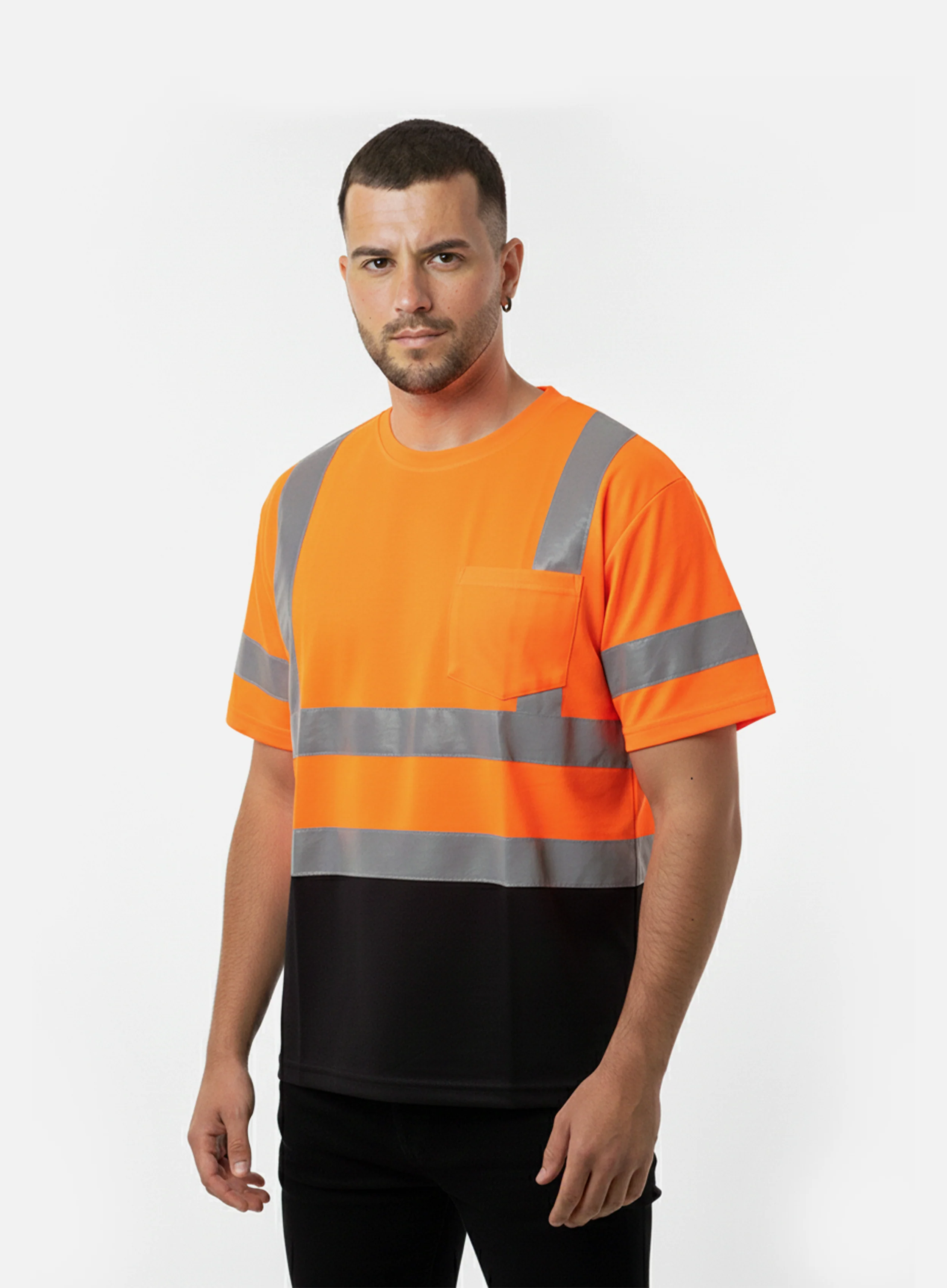 Spectrum Hi-InVisibility Tee, Hazard Orange - Image 3