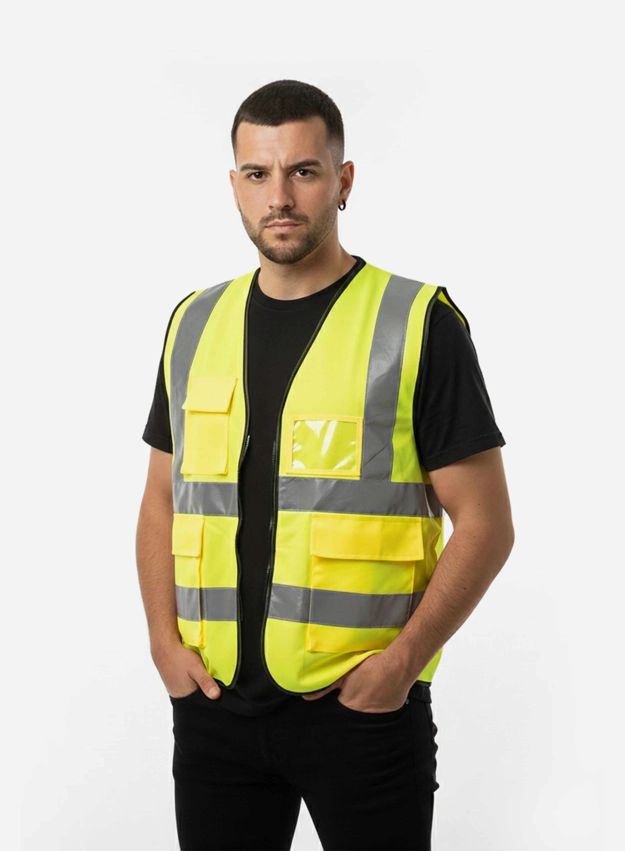 Spectrum Hi-InVisibility Vest, Hazard Yellow - Image 3