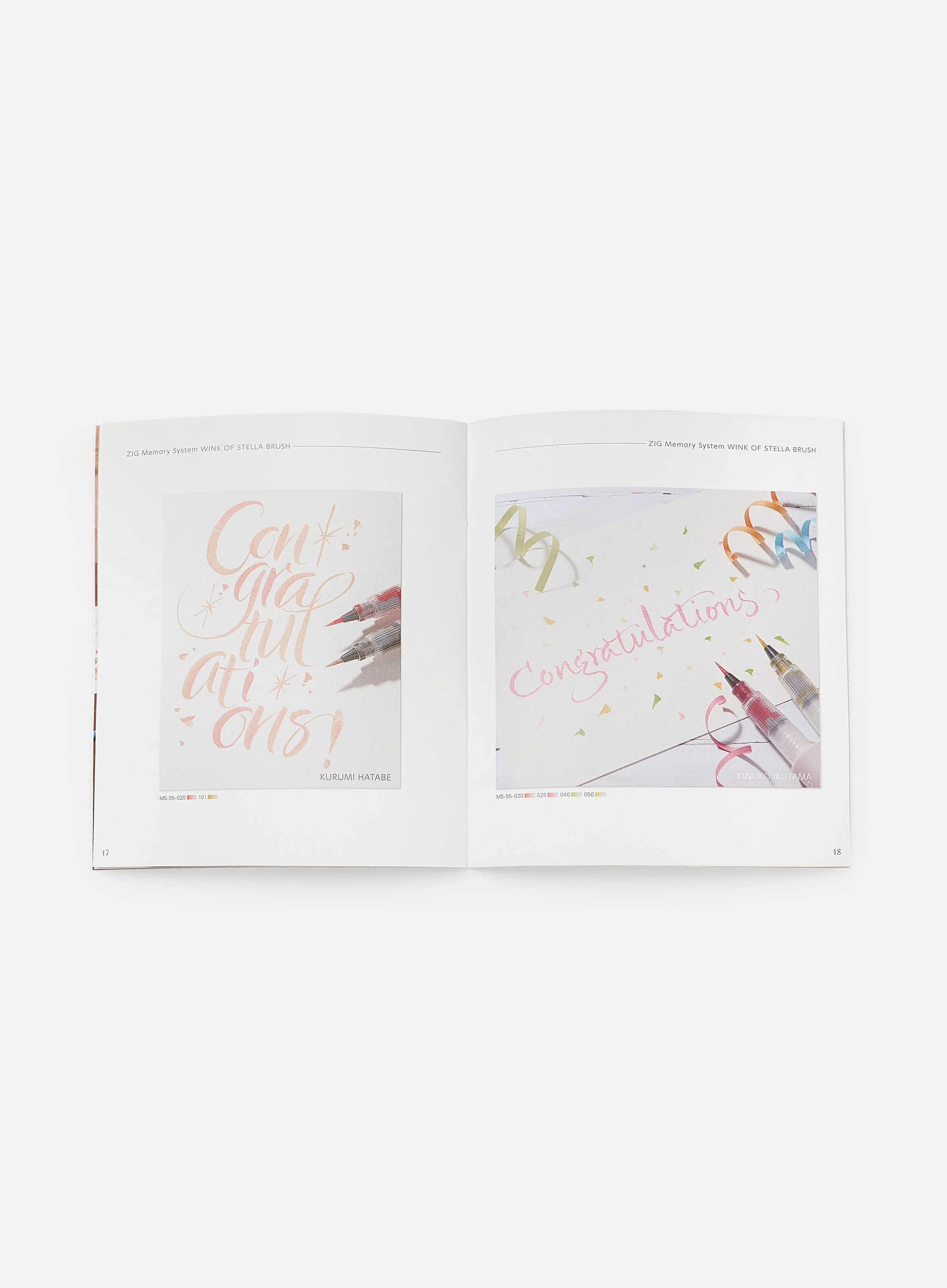 Zig A to ZIG Calligraphy Brush Lettering Color Idea Book - Image 3