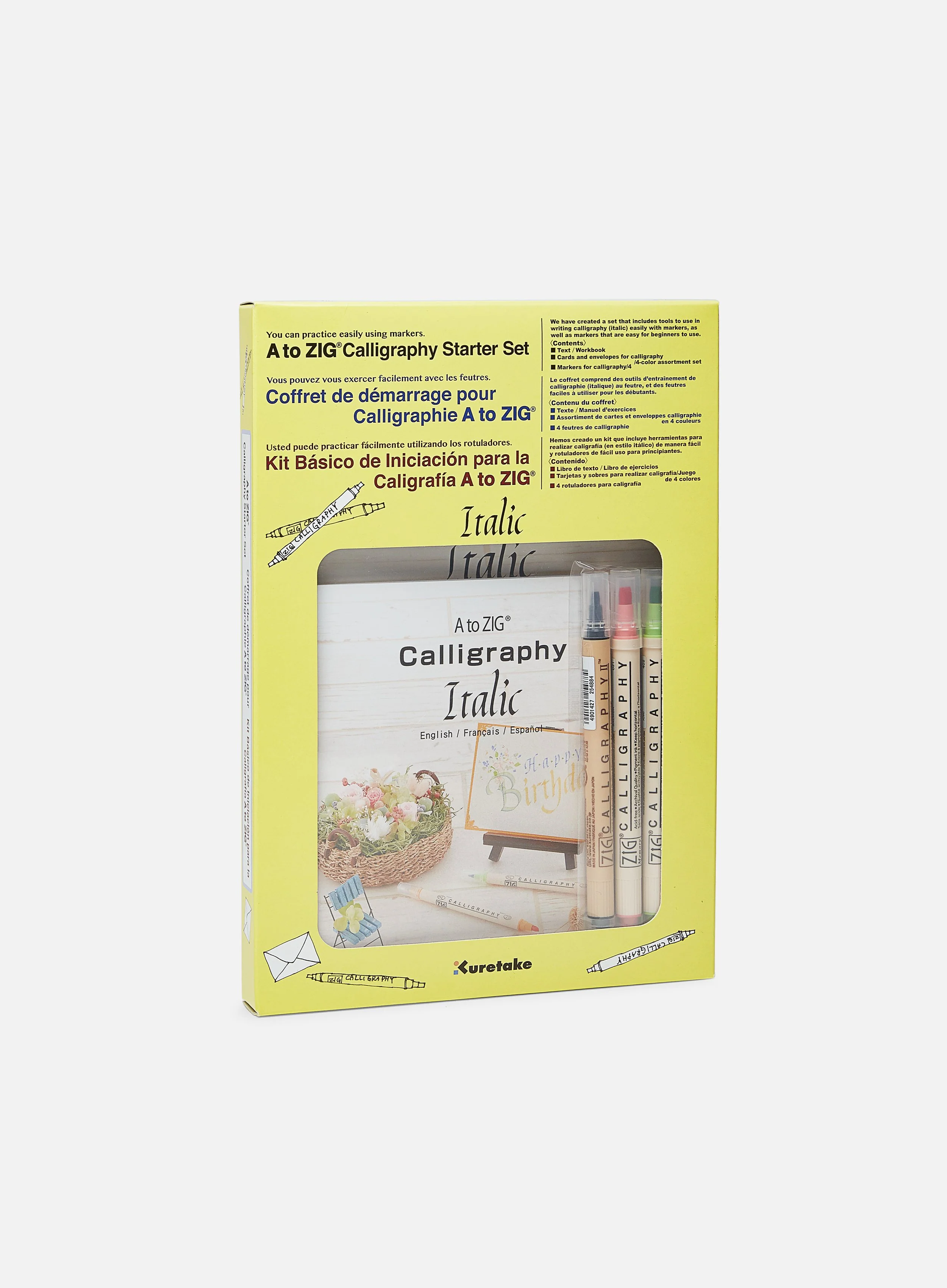 Zig A to Zig Calligraphy Starter Set Italic